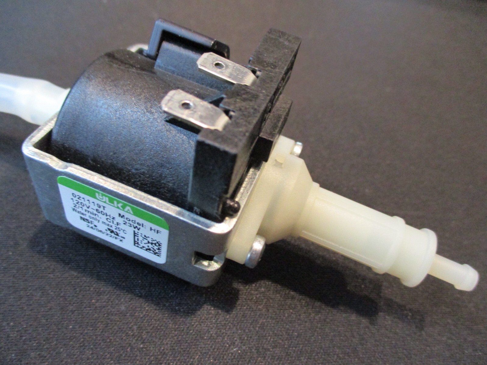 ULKA Pump HF 120V, 60Hz, 23W 2/1 Min CI. F Fits Nespresso, Saeco - Foto 9