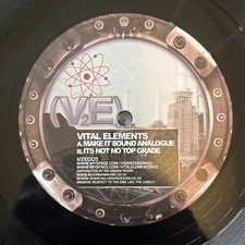 Vital Elements - Make It Sound Analogue/Its Not No Ripe Grade - 12” Single - EX
