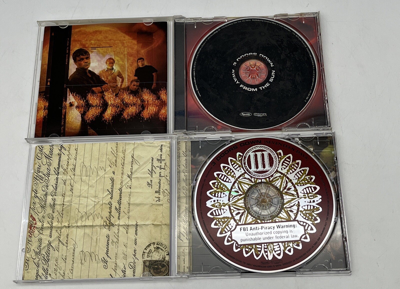 Audio Cd Doors Down Seventeen Days Three Doors Down Seventeen Days