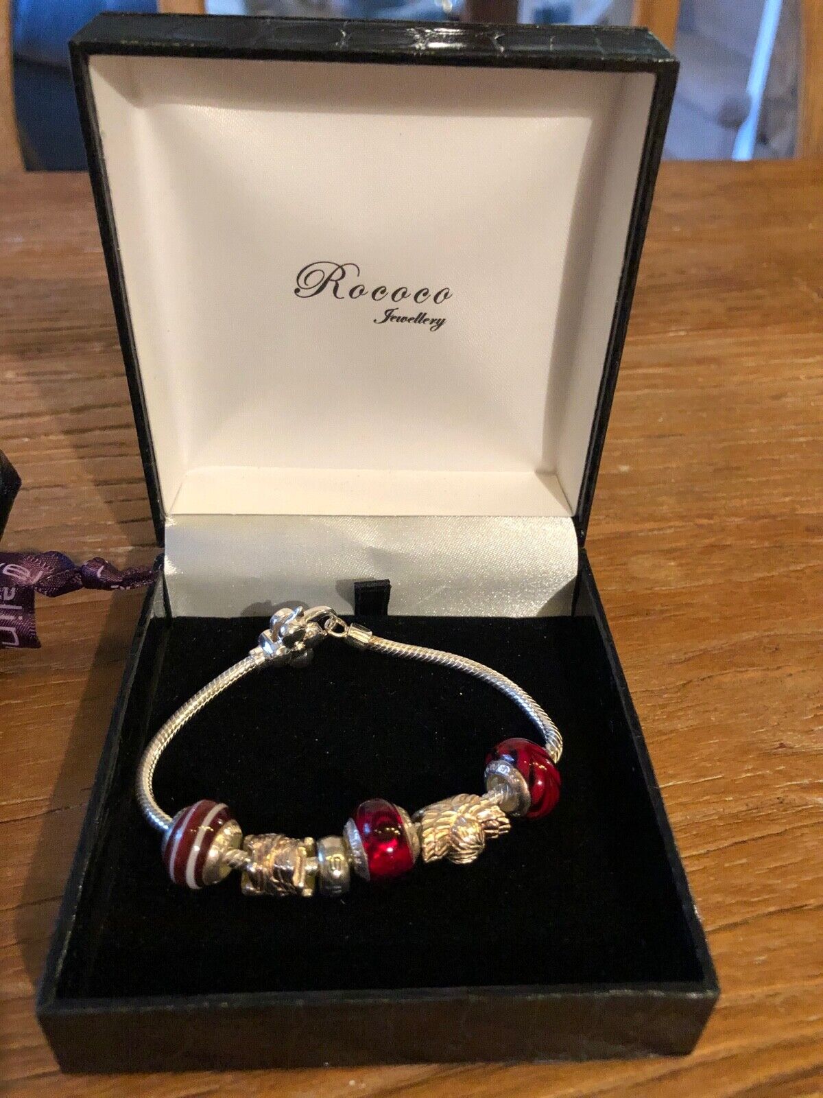 Love links bracelet with angel charms  eBay