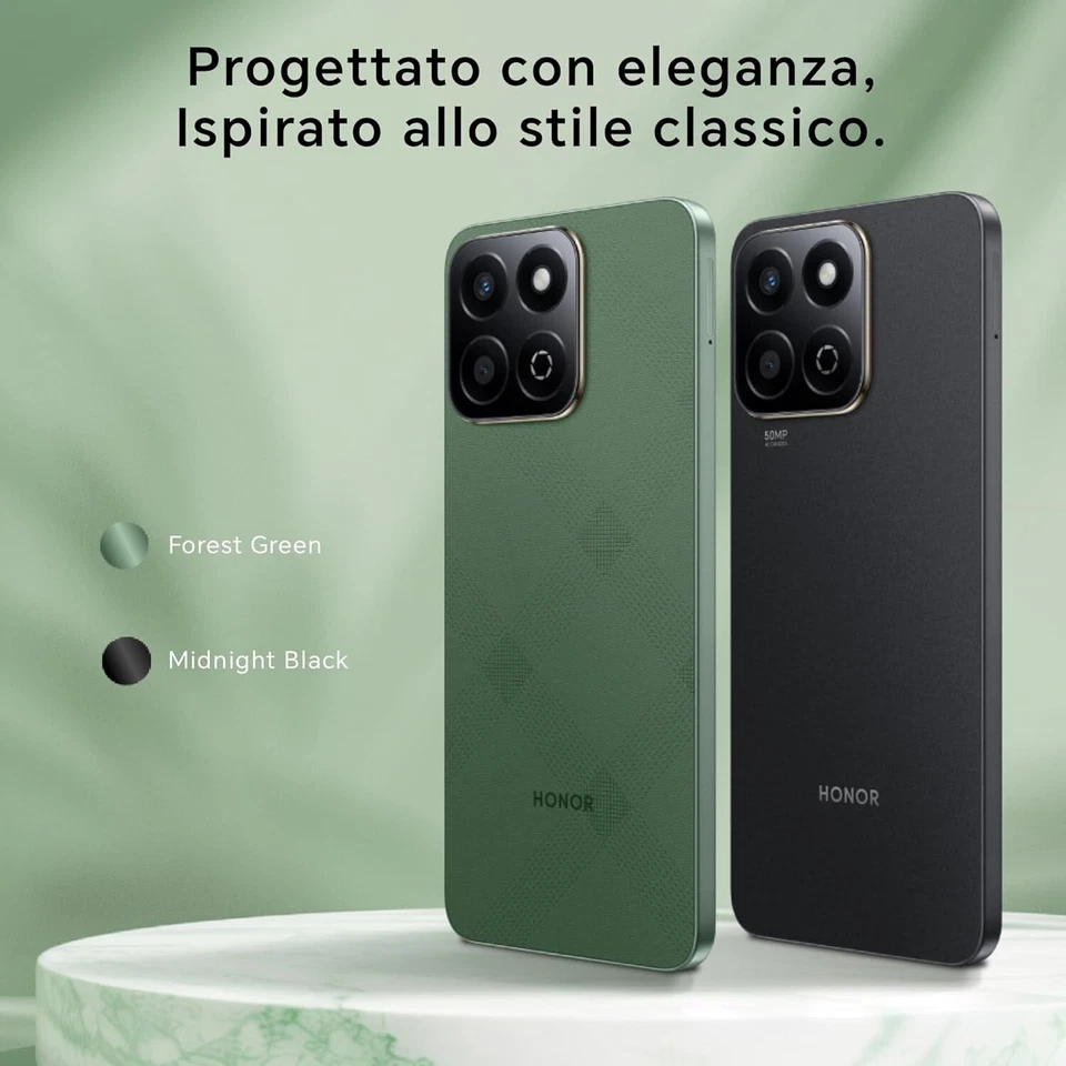 Honor 200 Smart 5G 4 256Gb 6.8'' 120Hz Dual Sim Black NFC, IP64,50MP+2MP - Immagine 4 di 4