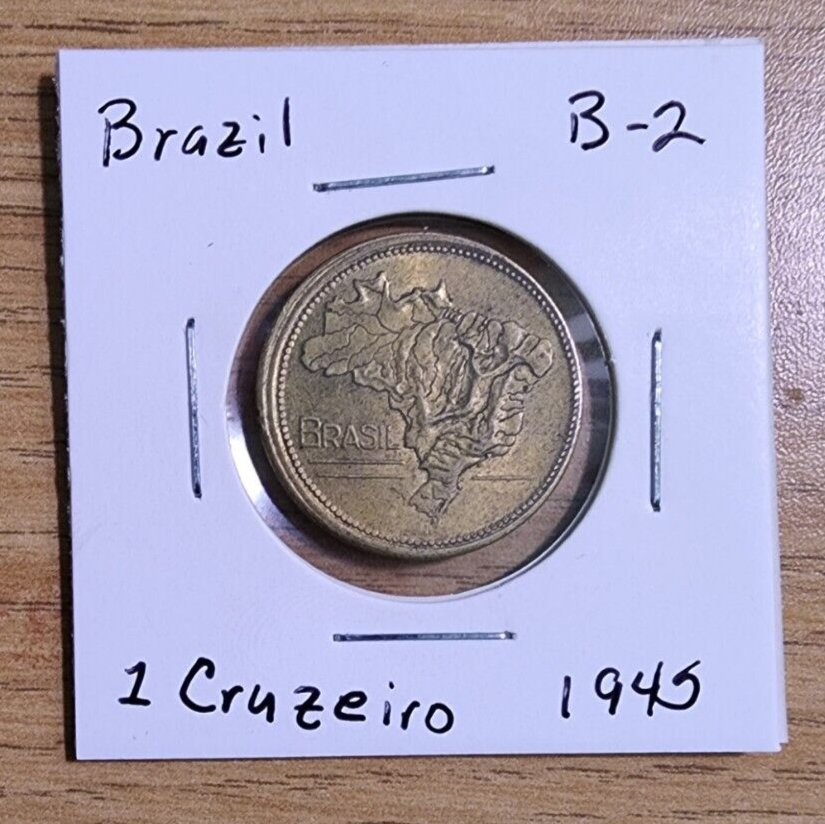 Brazil, 1945 - 1 Cruzeiro Coin (Brazil, 1945) | eBay