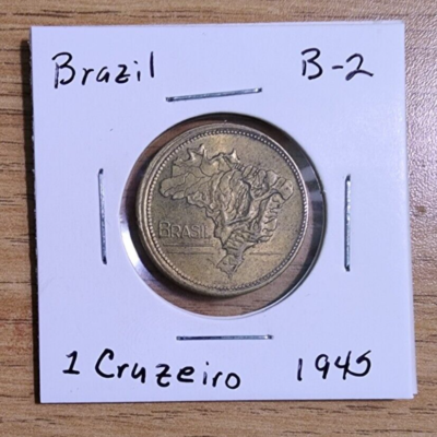 Brazil, 1945 - 1 Cruzeiro Coin (Brazil, 1945) | eBay