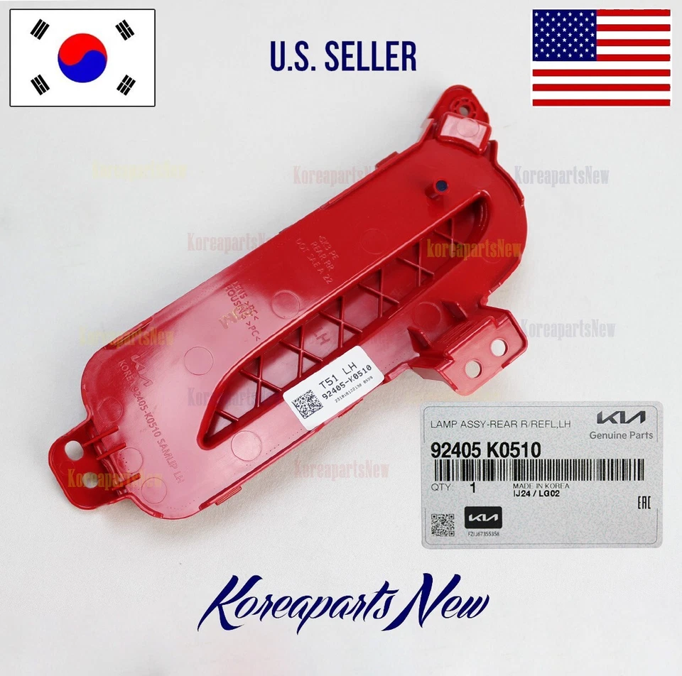 Reflector lámpara parachoques trasero izquierdo conductor 92405k0510 ⭐oem⭐ Kia Soul 2023-2024 Foto 2 de 2