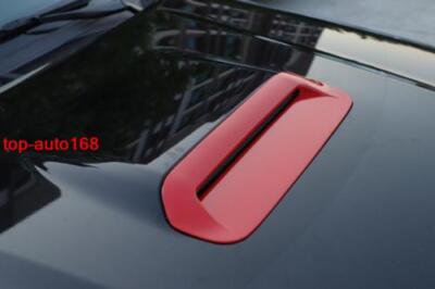 1x Car Hood Air Vent Intake Cover Trim For 4Runner TRD 2010+ Carbon Fiber