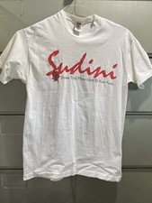 Vintage 90s Fruit of the Loom SUDINI SHOES T-Shirt Made in USA Single Stitch XL