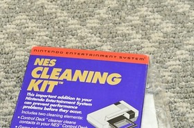 Vintage Nintendo NES Cleaning Kit Original - BOX ONLY w/ Pad