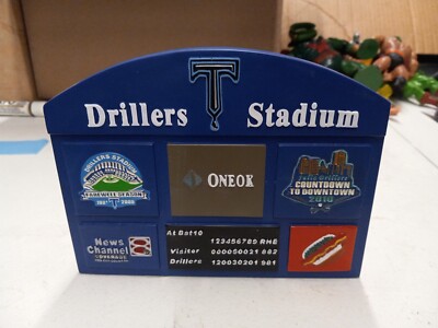 Ultra Rare ~ 2009 Tulsa Drillers Stadium Final Season Replica Scoreboard SGA