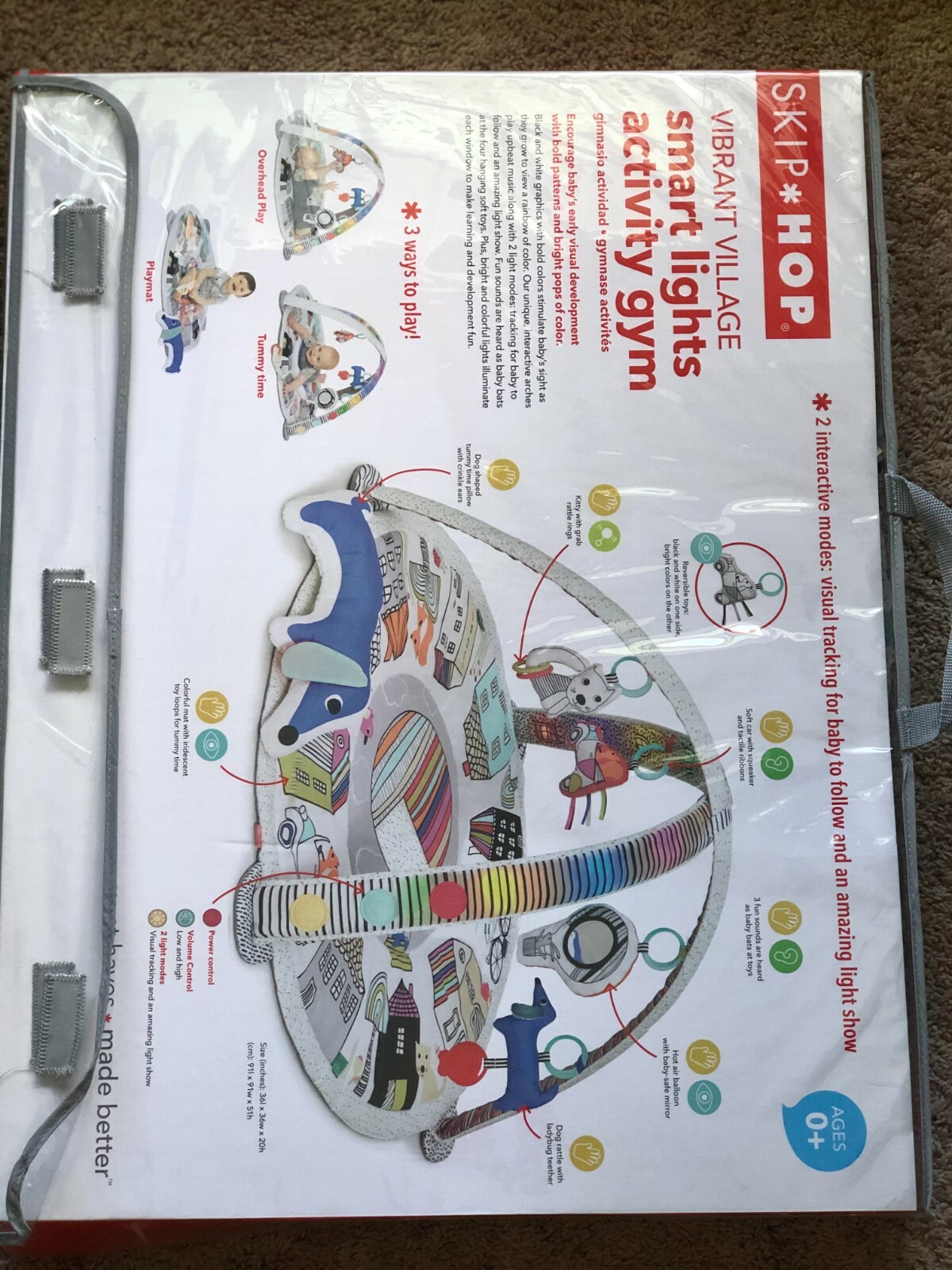 skip hop smart lights activity gym