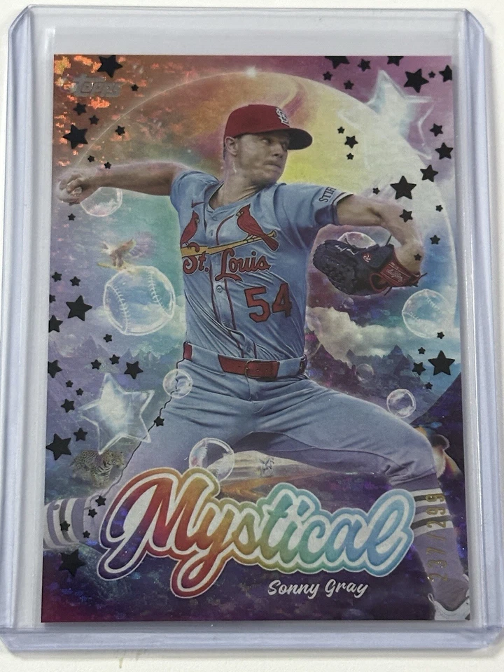 2024 Topps Update Sonny Gray Mystical #MYS-38 Black Stars /299 Cardinals - Image 3 of 4