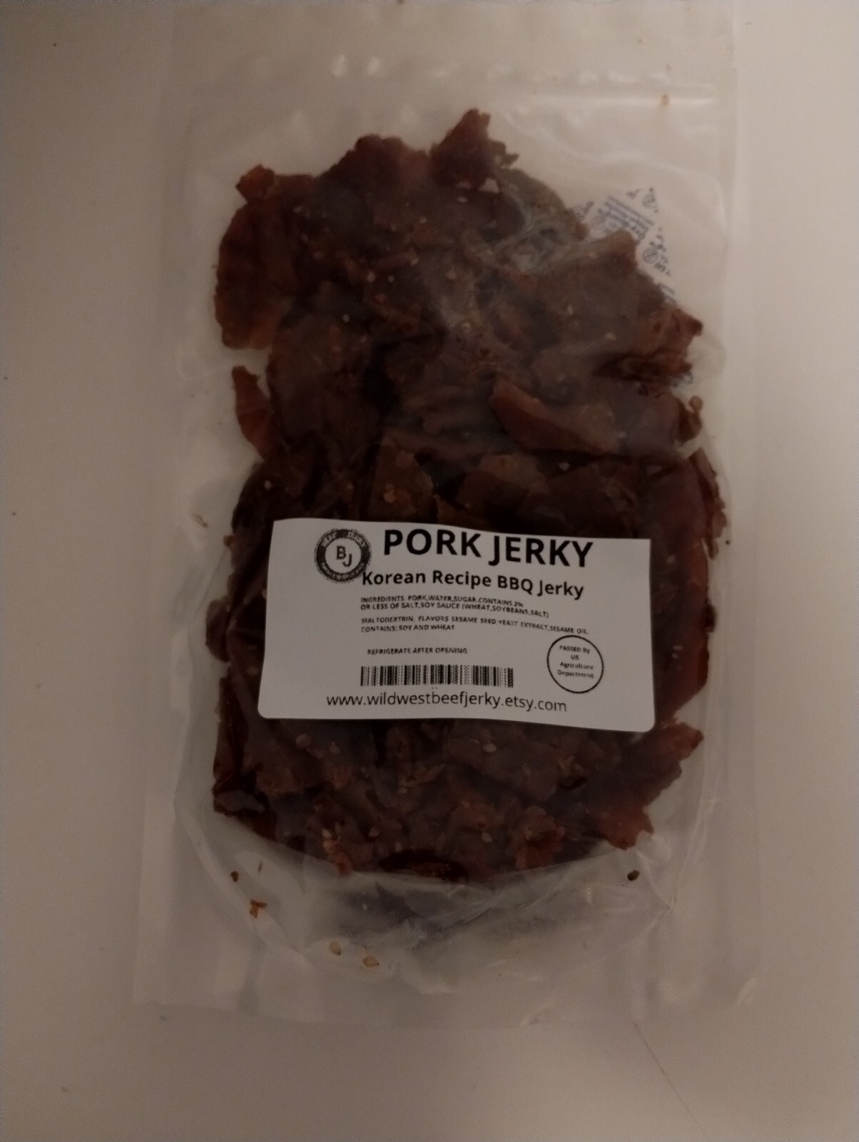 Golden Island Pork Jerky. 16 Oz, Free Shipping eBay
