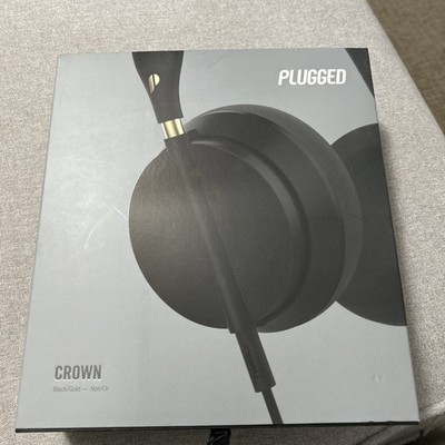 Plugged Crown Over-Ear Headphones PCRWN15BG Black/Gold 