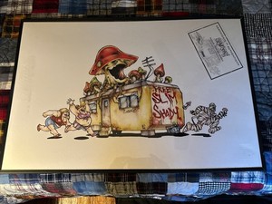 Eminem Slim Shady Limited Ed Signed Autographed Lithograph! 69/99 Skamz Trailer