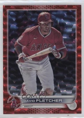2022 Topps Series 2 Red Foilboard 121/199 David Fletcher #447 17wc