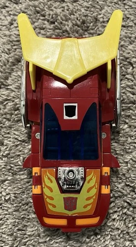 Hasbro G1 Transformers Autobot Hot Rod 1986 Action Figure Vintage Missing Foot