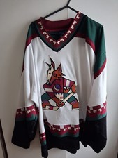 Phoenix Coyote white vintage ice hockey jersey