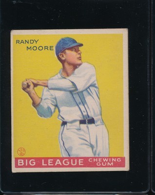 1933 Goudey Randy Moore #69 - Braves - Ex - D3610