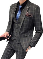 Dark gray color, size specified from L, XL, 2XL, 3XL WINROMTICO suit men's