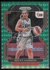2022-23 Panini Prizm WNBA Green W25 Becky Hammon Stars #165
