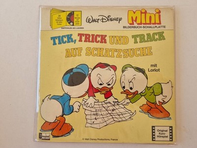 Walt Disney/ Loriot - Tick, Trick Und Track Auf Schatzsuche 7'' Vinyl France