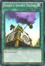 Yugioh! HP Shien's Smoke Signal - SDWA-EN030 - Super Rare - 1st Edition Heavily