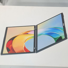 HotYeah 15.6 Dual Screen Portable LCD Monitor 1080p USB-C HDMI Mini Black TESTED