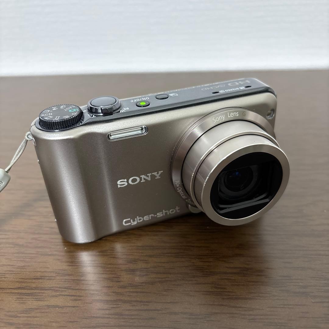 186000 現状品 Cyber-Shot  DSC-HX5V  ゴールド [250117HM250166] Sony Cyber Shot DSC HX5V Digital Camera GPS 10x Zoom Gold Battery