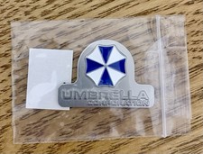 Sega Dreamcast - Resident Evil - Umbrella Corporation Emblem, Jewel, Logo, Metal