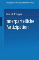 Oskar Niedermayer | Innerparteiliche Partizipation | Taschenbuch | Deutsch