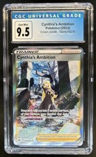 2023 Pokemon SWSH Cynthia's Ambition Galarian Gallery #GG60/GG70 CGC 9.5 MINT+