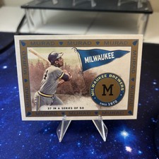 Hank Aaron 2021 Topps Allen & Ginter T51 Murad Reimagined #MR-37 Brewers