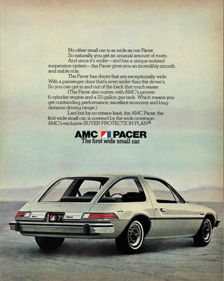 AMC Pacer Poster 1975 Retro Kleinwagen Werbung Wandbild -...