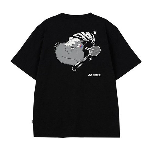 Yonex 25F/W Unisex Badminton T-Shirts Korean Edition Freizeit Tee schwarz 259TS012U - Bild 3 von 5