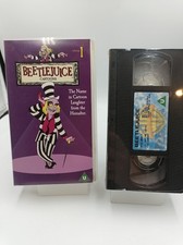 Beetlejuice Cartoons Volume 1 VHS Video. cassette still shrink wrapped.