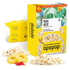Opopop Microwave Popcorn Maui Heat Flavor 2.8oz/6ct