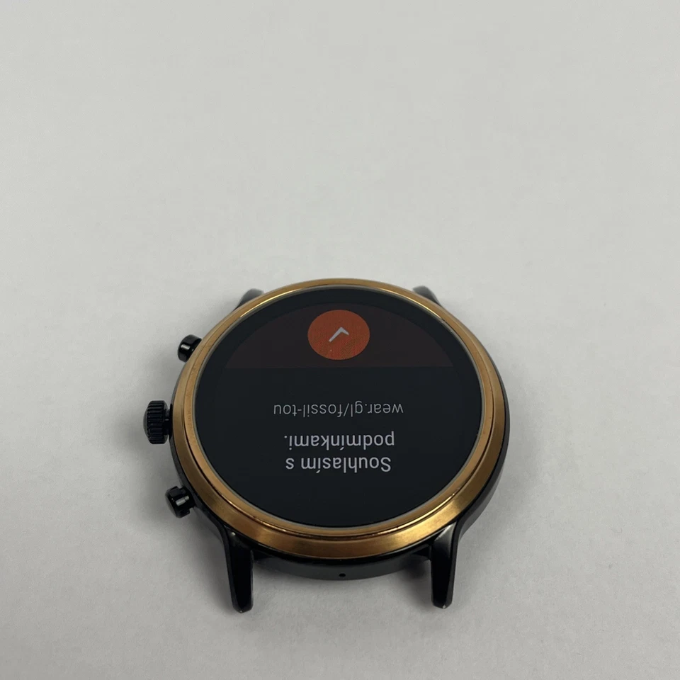 Fossil Gen 5 Carlyle (DW10F1)- GPS Black/Gold 44mm - *WORKING* - Image 4 of 4