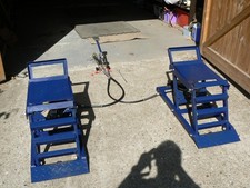 HYDRAULIC CAR RAMPS - Model CR012 - GOOD CLEAN USED CONDITION - COMPLETE
