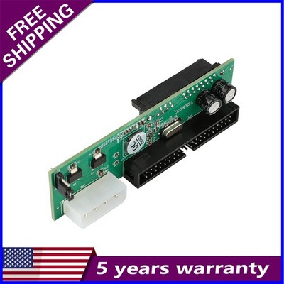 PATA IDE to SATA Converter Adapter 40Pin Plug Play Green Geartronics