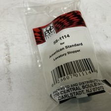 KISSLER 58-1114 Drain Stopper, 1-1/2"D,Plastic,Chrome 23YV91 American Standard