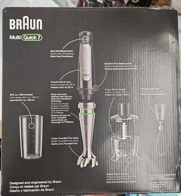 Braun MultiQuick 7 Immersion Blender - Easy SmartSpeed Technology