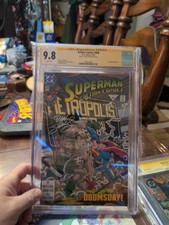 Superman in Action Comics 684 Graded CGC 9.8 Signed By Dan Jurgens