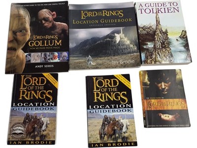 Lord Of The Rings Book Job Lot of 6 - Guidebooks To Tolkien By Various Authors 
