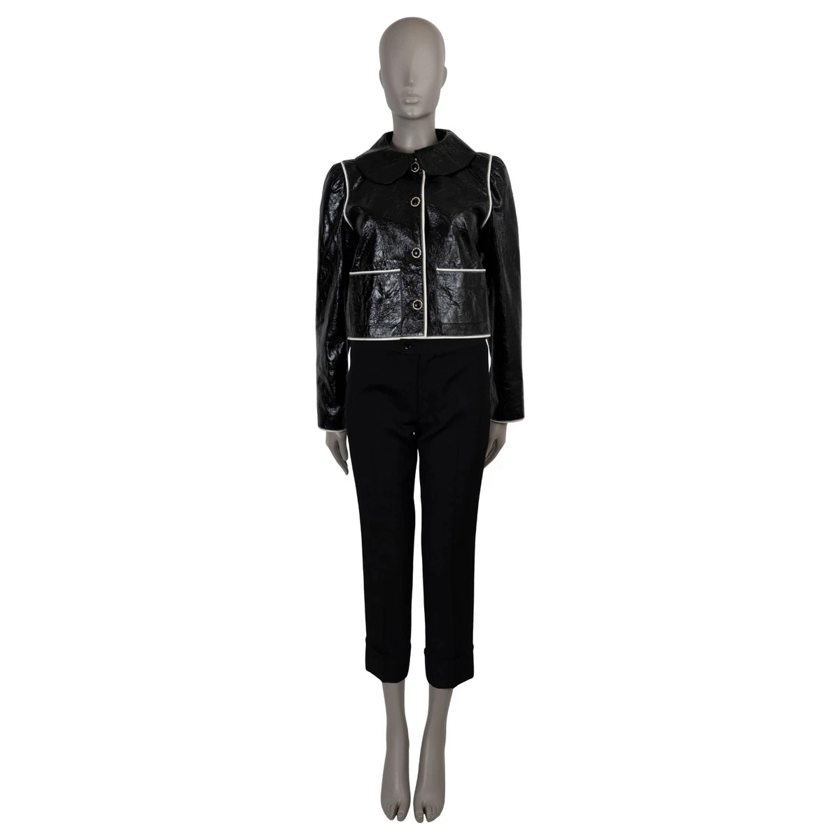 CHANEL Leather Outer Shell Black Coats, Jackets & Vests for Women