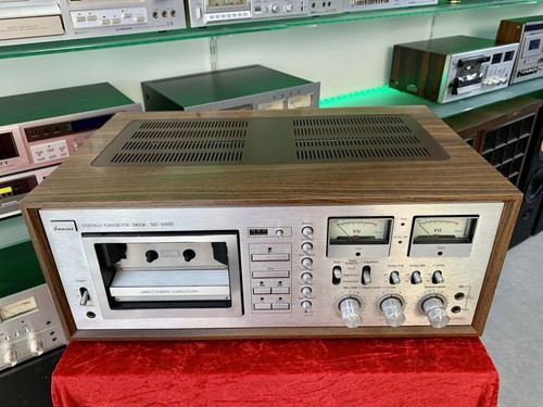 Sansui SC-5100 2 Head Stereo Tape Deck Vintage 1978 Working Perfect Good Look - Zdjęcie 2 z 10