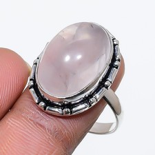 Rainbow Moonstone Gemstone Handmade 925 Sterling Silver Jewelry Ring 10 J234