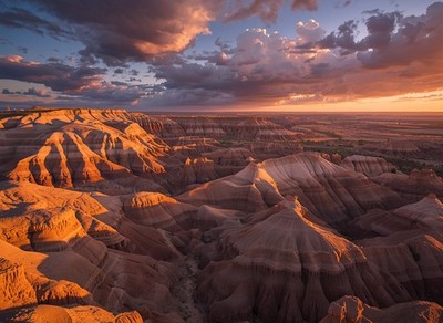 Foto A4 Landschaft Natur Berge Horizont Poster Kunstdruck Wandbild (4673)