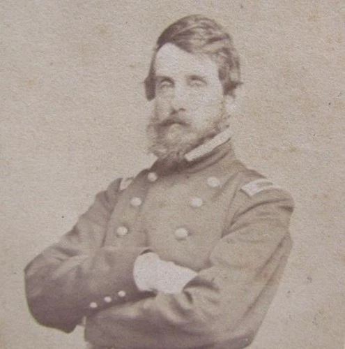 high ranking Civil War officer cdv photograph
