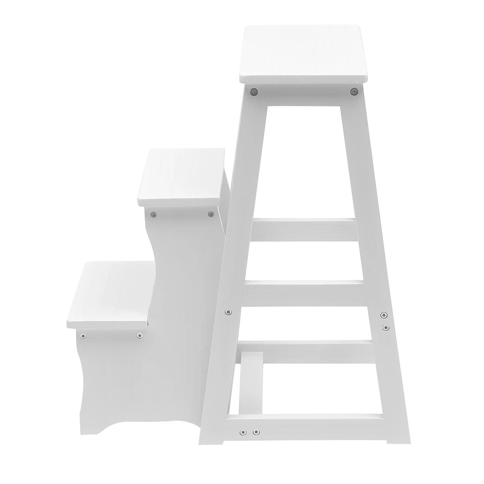 Folding Library Ladder Chair, Lightweight Portable Multifunctional Step Stool - Image 4 of 4