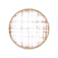 20 pcs Rough Texture Metal Transparent Resin Shank Sewing Coat Buttons -25mm -1