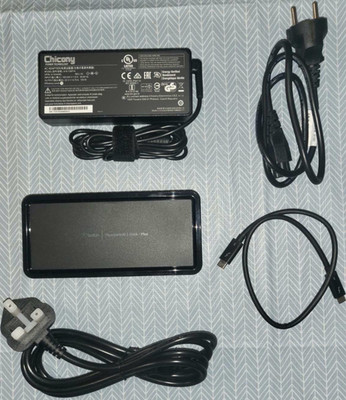 Belkin Thunderbolt 3 Dock Plus Dockingstation - Schwarz (F4U109) NEU